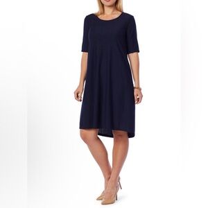 Anthropologie‎ Cupio Dress Women's XS black Casual Stretchy Pullover lightweight